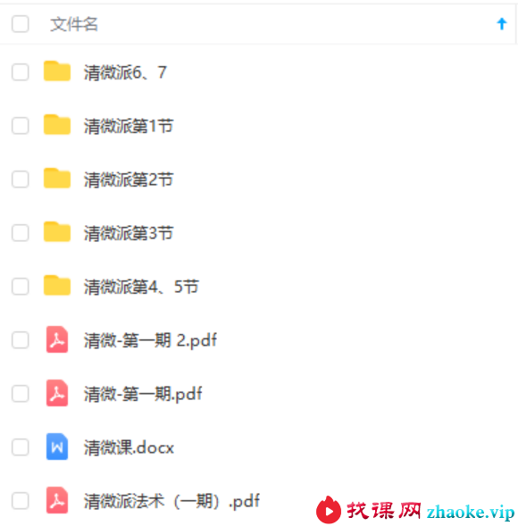 罗天清微派法术（一期）（三天课程）。小视频+整理文档+图片