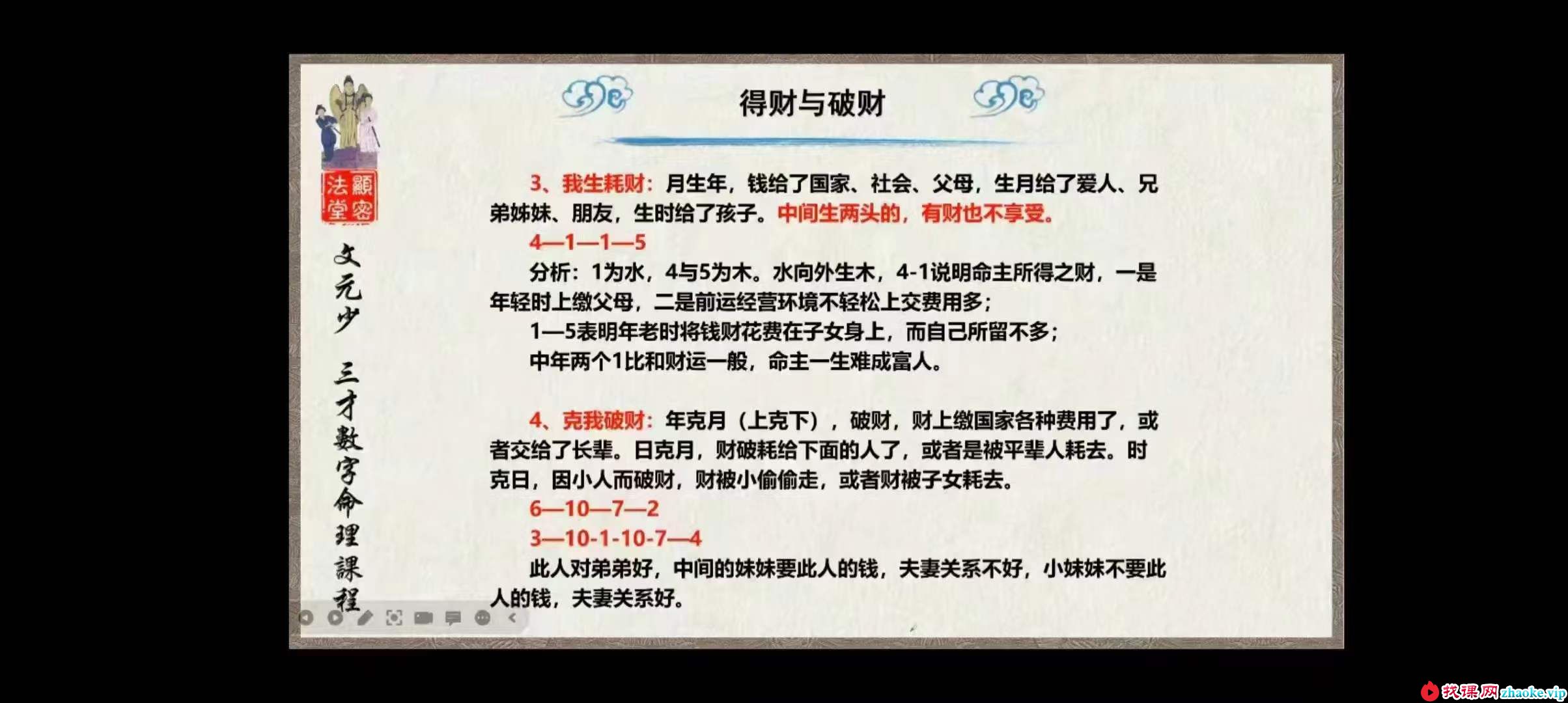 文元少《三才数字神断》秘授班 2022-2023共两期 14集